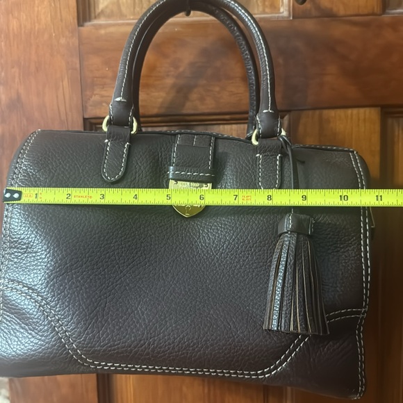Lauren by Ralph Lauren Brown Leather Boston Bag - Great Condition - Picture 8 of 10